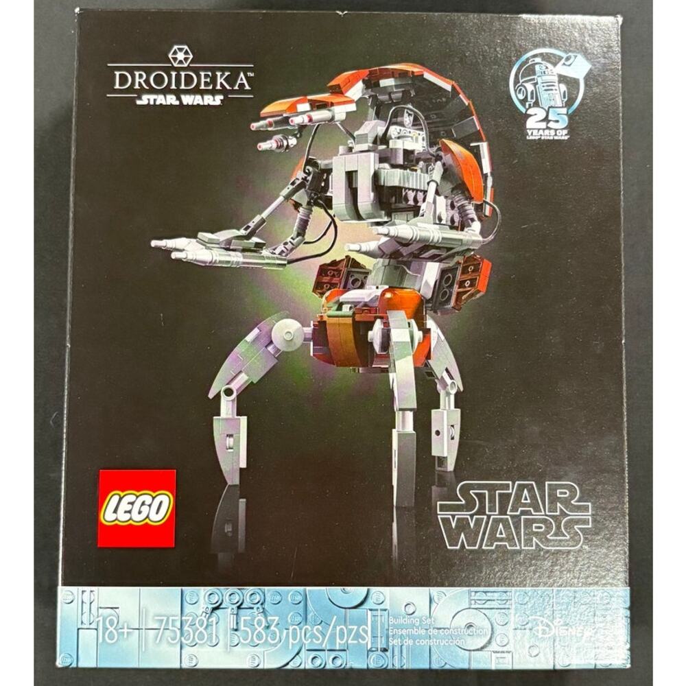 LEGO Star Wars 75381 Droideka Destroyer Droid 25th Anniversary Factory Sealed